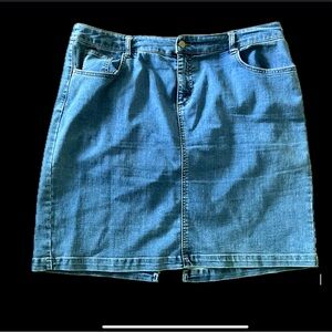 Charter Club Jean Skirt